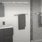 Zelfklevend handdoekenrek zonder boren 60 cm zilverkleurig r, Huis en Inrichting, Badkamer | Badtextiel en Accessoires, Verzenden