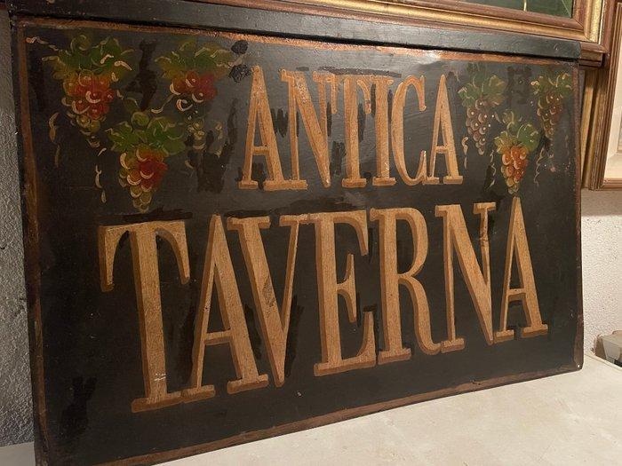 Antica Taverna - Reclamebord - IJzer, Antiek en Kunst, Curiosa en Brocante