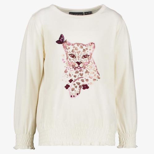 TwoDay meisjes trui met panter opdruk maat 110, Kleding | Dames, Truien en Vesten, Nieuw, Verzenden