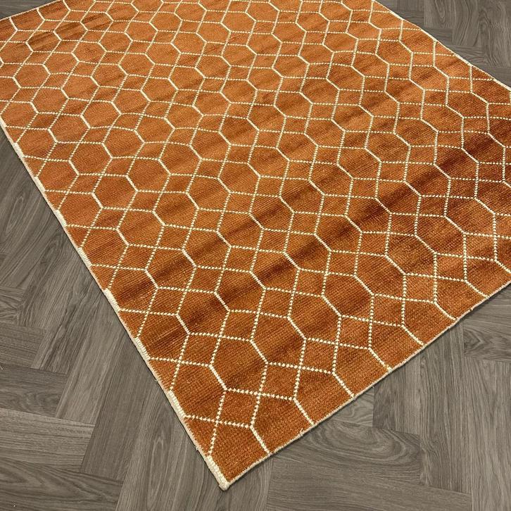 Brinker Laatz Terra Vloerkleed - 170x230cm, Huis en Inrichting, Stoffering | Tapijten en Kleden, Zo goed als nieuw, Ophalen of Verzenden