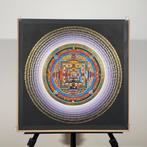 Painting of Tibetan Tradition - Mandala Lotus/Kalachakra