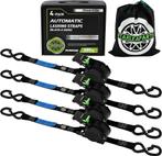 Rateltrommel Spanbanden Set 4st | 3.6m | Tweedekansje OP=OP, Ophalen of Verzenden, Nieuw