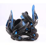 M L snowboard bindingen NITRO FREESTYLE CUSTOM, black/blue, Sport en Fitness, Snowboarden, Verzenden, Gebruikt, Bindingen