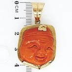 Hanger - 18 karaat Geel goud - 25.00ct. tw. Koraal