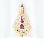 Zonder Minimumprijs - Hanger - 18 karaat Geel goud - 1.28ct.