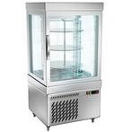 GGM Gastro | Panoramische vitrine - 230 liter - 670mm - 3 |, Witgoed en Apparatuur, Koelkasten en IJskasten, Verzenden, Nieuw