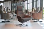 Design relaxfauteuil stof Gealux Arc 2003 met 2 motoren+accu, Ophalen of Verzenden, Nieuw, Stof