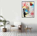 Gongas (XX-XXI) - vs Banksy - Keith´s Heart - No Reserve, Antiek en Kunst