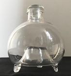 Fles - Mooie grote wespenvanger in mondgeblazen glas, Antiek en Kunst