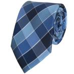 Blauwe stropdas met ruit • geblokte stropdas blauw kopen?, Kleding | Heren, Stropdassen, Nieuw, Met patroon, Blauw, Losse Blouse Kraagjes