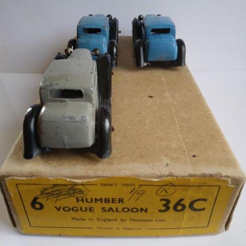 Dinky Toys 1:48 - Modelauto (4) - ref. 36c Humber Vogue, Hobby en Vrije tijd, Modelauto's | 1:5 tot 1:12
