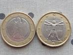 Duitsland, Italië. 1 Euro 2002 (2 coins) - with axis, Postzegels en Munten, Munten | Europa | Euromunten