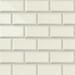 Wandtegel metrotegel 10x20 beige glans wandtegel, Nieuw, Ophalen of Verzenden, 10 m² of meer, Wandtegels