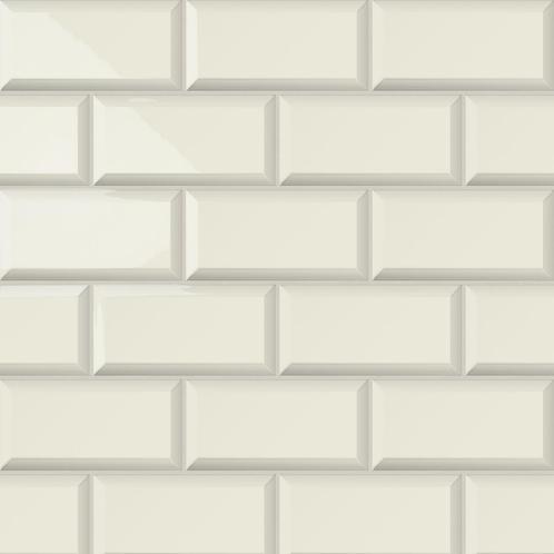 Wandtegel metrotegel 10x20 beige glans wandtegel, Doe-het-zelf en Verbouw, Tegels, Wandtegels, Nieuw, 10 m² of meer, Keramiek