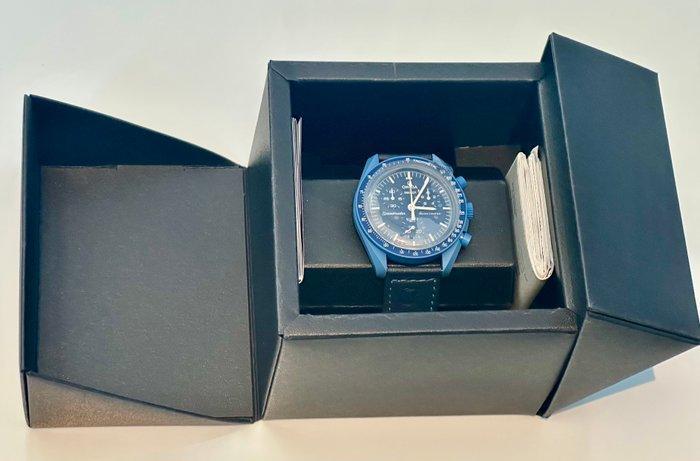 Omega - MoonSwatch - Mission to Neptune - Zonder, Sieraden, Tassen en Uiterlijk, Horloges | Heren