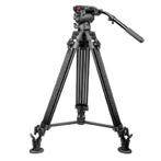 Video Statief met vloeistof gedempte kop 1.69m, Audio, Tv en Foto, Fotografie | Statieven en Balhoofden, Verzenden, Nieuw, Driepoot