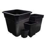 Topf viereckig - schwarz-  0,5 - 18L — 2L, Nieuw