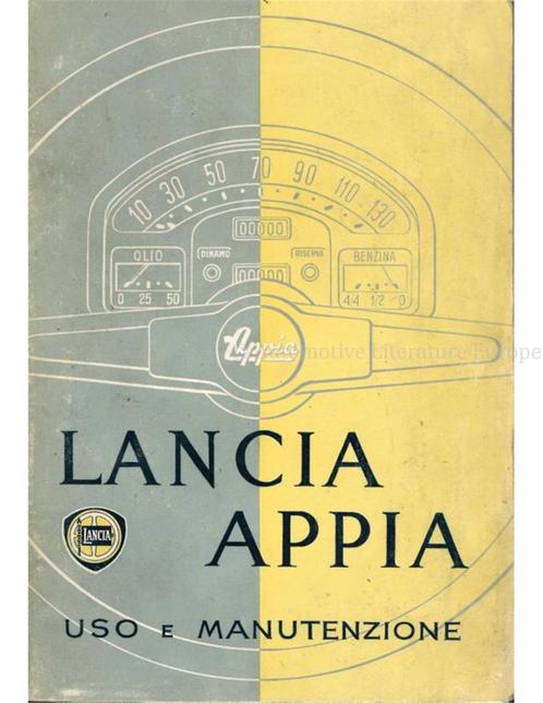 1958 LANCIA APPIA SEDAN INSTRUCTIEBOEKJE ITALIAANS, Auto diversen, Handleidingen en Instructieboekjes