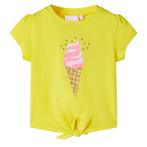 vidaXL Kindershirt 128 geel, Verzenden, Nieuw