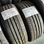 2 x Bridgestone Turanza T005 205-55-16 Zomerbanden 8mm, Gebruikt, 16 inch, Band(en), Personenwagen