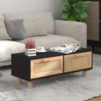 vidaXL Salontafel 80x40x30 cm bewerkt hout en grenenhout, Huis en Inrichting, Minder dan 50 cm, 50 tot 100 cm, Verzenden, Nieuw