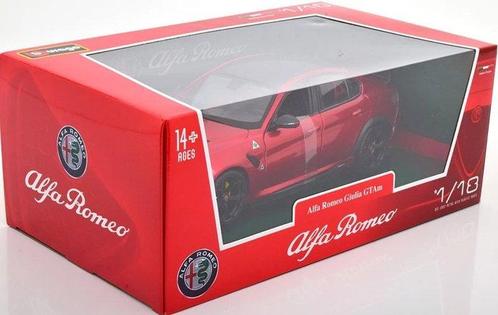 Bburago 1:18 - Modelauto - Alfa Romeo Giulia GTAm, Hobby en Vrije tijd, Modelauto's | 1:5 tot 1:12