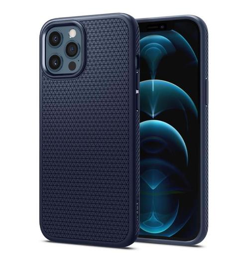 Spigen Liquid Air - ACS02247 - iPhone 12 Pro Max - Blauw, Telecommunicatie, Mobiele telefoons | Hoesjes en Frontjes | Overige merken