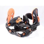 S M snowboard bindingen NITRO FREESTYLE CUSTOM 2022, black/o, Sport en Fitness, Snowboarden, Verzenden, Gebruikt, Bindingen