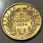 Frankrijk. Napoléon III. 5 Francs 1860-A, Paris (Zonder, Postzegels en Munten, Munten | Europa | Euromunten