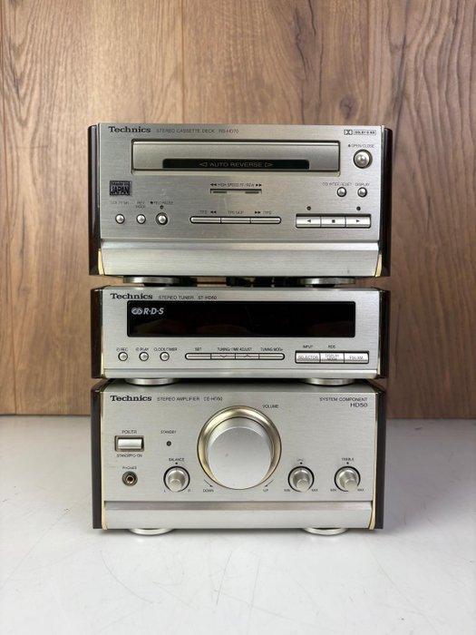 Technics - SE-HD50 Amplifier + RS-HD70 Cassette Deck +, Audio, Tv en Foto, Radio's