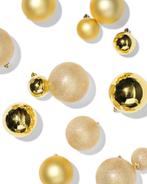 HEMA Kerstballen set goud - 44 stuks, Diversen, Kerst, Verzenden, Nieuw