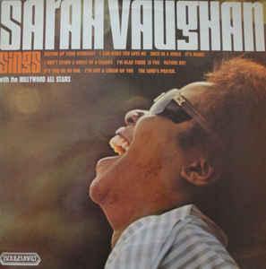 LP gebruikt - Sarah Vaughan - Sings With The Hollywood Al..., Cd's en Dvd's, Vinyl | Jazz en Blues, Zo goed als nieuw, Verzenden