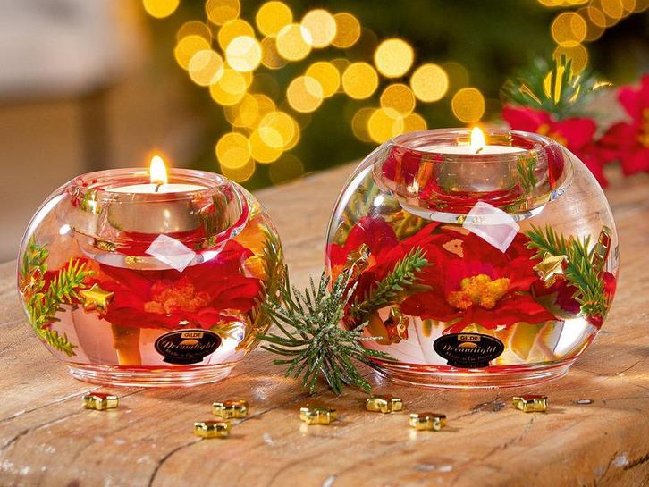 Waxinelichthouders Dreamlight, prachtig kerstgeschenk!, Huis en Inrichting, Woonaccessoires | Kandelaars en Kaarsen, Wit, Crème