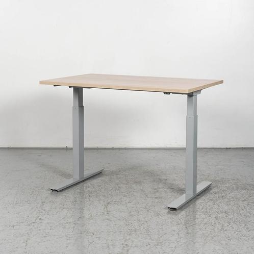Elektrisch zit-sta bureau Solidesk - Nebraska eik blad - 120, Huis en Inrichting, Bureaus, Ophalen of Verzenden
