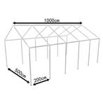 Frame voor partytent 10x5 m staal