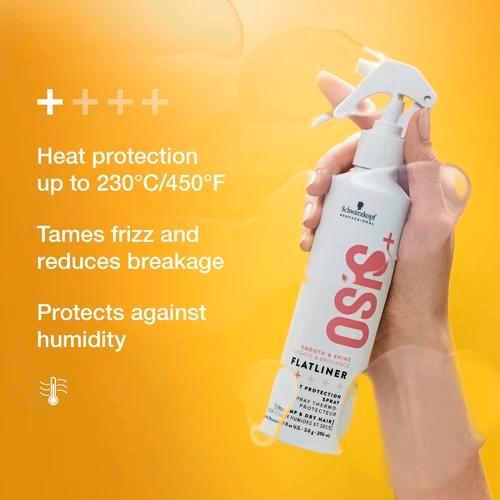 Schwarzkopf Professional OSiS+ Flatliner (Heat Protection), Sieraden, Tassen en Uiterlijk, Uiterlijk | Haarverzorging, Nieuw, Verzenden