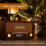 2dekans | Denver DAB18DG DAB+/FM Retro Radio - Bluetooth -, Ophalen of Verzenden, Zo goed als nieuw