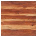 vidaXL Tafelblad 25-27 mm 60x60 cm massief acaciahout, Huis en Inrichting, Tafels | Eettafels, Verzenden, Nieuw