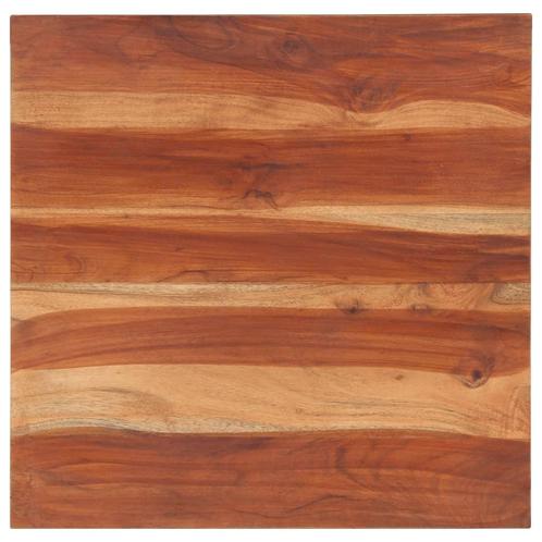 vidaXL Tafelblad 25-27 mm 60x60 cm massief acaciahout, Huis en Inrichting, Tafels | Eettafels, Nieuw, Verzenden