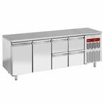 Koelwerkbank | 550L | 2 Deuren + 4 Laden (1/1 GN) | -2°c/+8°, Ophalen of Verzenden, Nieuw