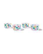HEMA Herbruikbare bakjes Ø11cm confetti - 4 stuks, Huis en Inrichting, Keuken | Servies, Verzenden, Nieuw
