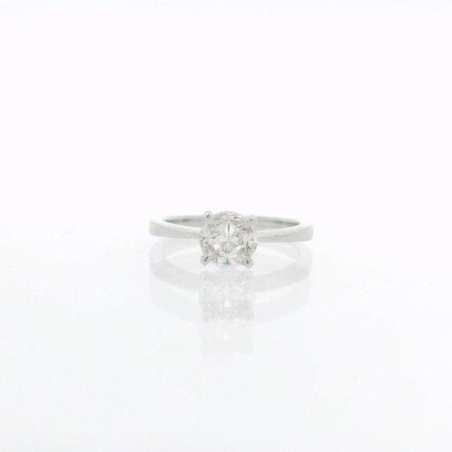 Ring - 18 karaat Witgoud - 0.60ct. tw. Diamant (Natuurlijk), Sieraden, Tassen en Uiterlijk, Ringen