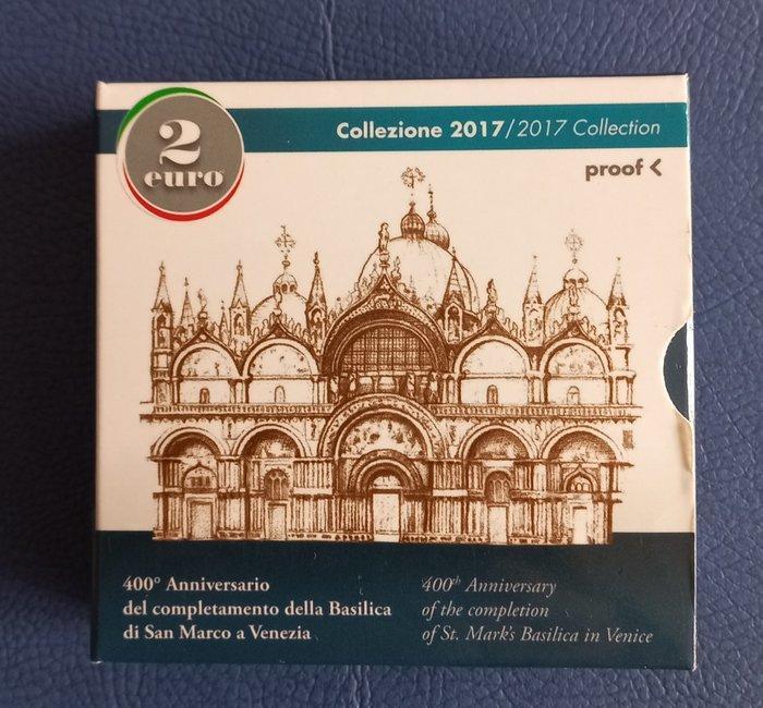 Italië. 2 Euro 2017 San Marco Proof, Postzegels en Munten, Munten | Europa | Euromunten