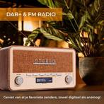2dekans | Denver DAB Radio - Retro Radio - Bluetooth - DAB+/, Ophalen of Verzenden, Zo goed als nieuw