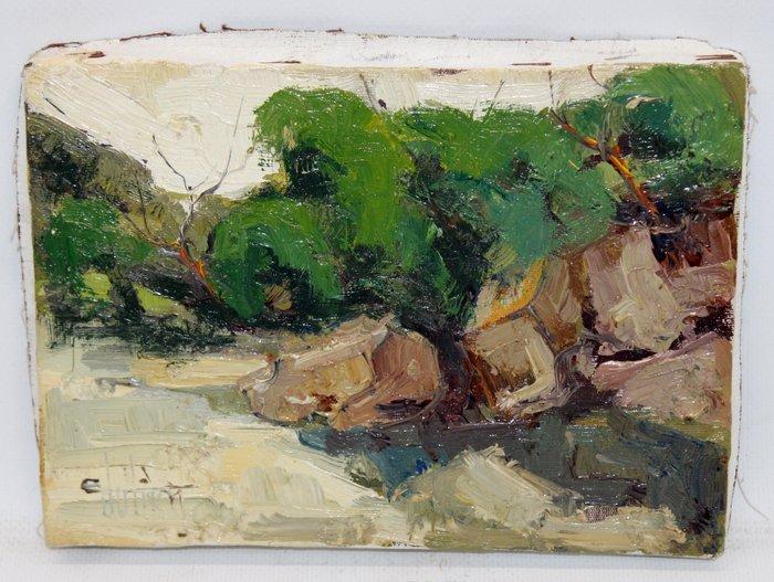 Ernest Julien Malla (1927-2022) - NO RESERVE - Paisaje, Antiek en Kunst, Kunst | Schilderijen | Klassiek
