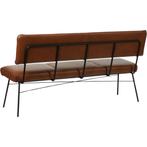 Leren eetkamerbank Solid - Granada Savannah (cognac) - Pote, Huis en Inrichting, Stoelen, Overige kleuren, Nieuw, Leer, Ophalen of Verzenden