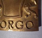Targa araldica Rione Borgo XIV citta di ROMA - Plaque -, Antiek en Kunst, Antiek | Wandborden en Tegels