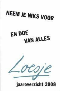 Jaaroverzicht 2008 9789046113370 Loesje, Boeken, Romans, Gelezen, Verzenden