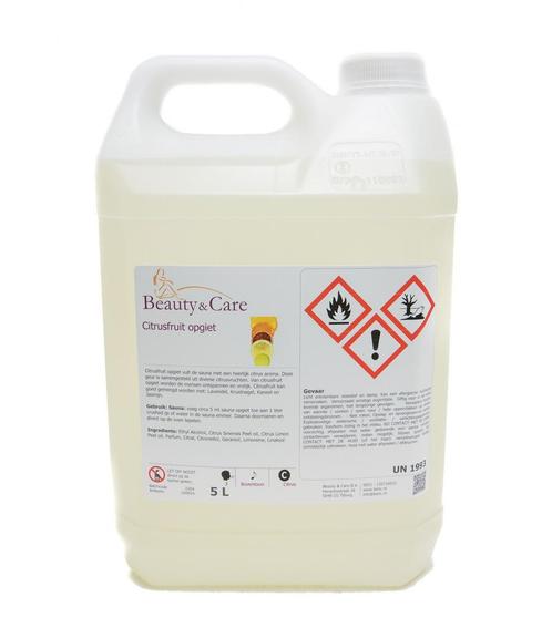 Beauty & Care Citrusfruit opgiet 5 L.  new, Sport en Fitness, Sauna, Fins of Traditioneel, Toebehoren, Nieuw, Ophalen of Verzenden