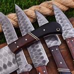 Keukenmes - Chefs knife - Hout, zwart g 10 en gevouwen